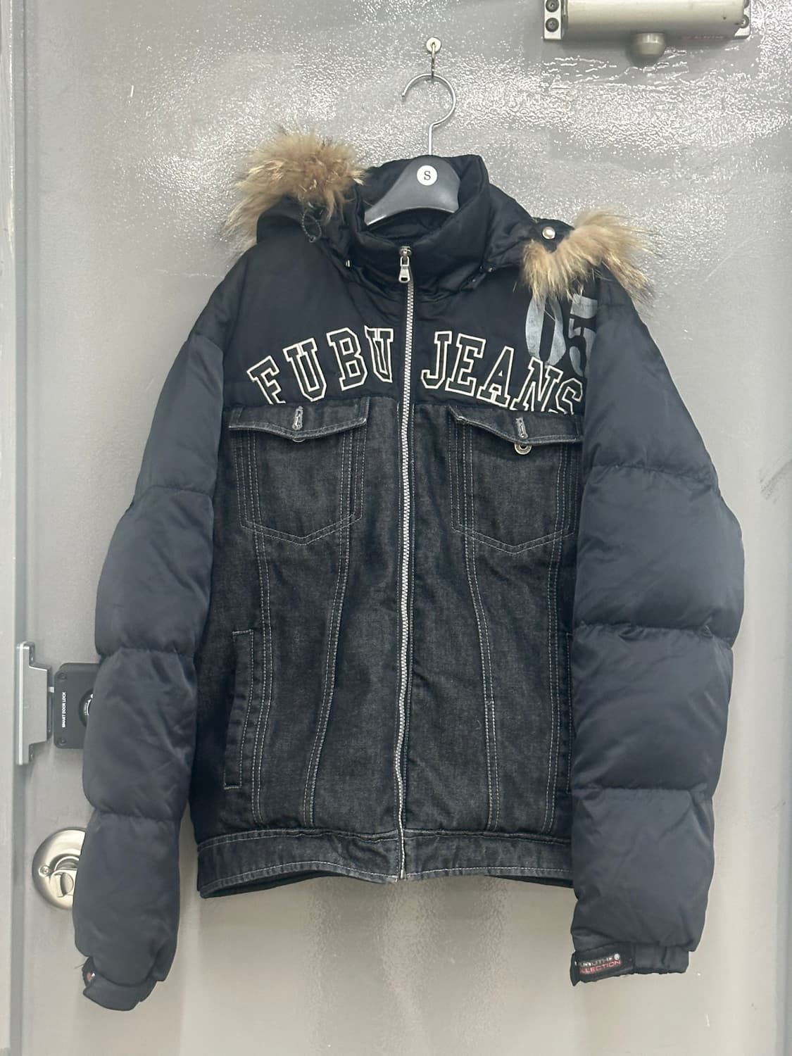 FUBU JEANS 퍼 후드 패딩 M 상품이미지3