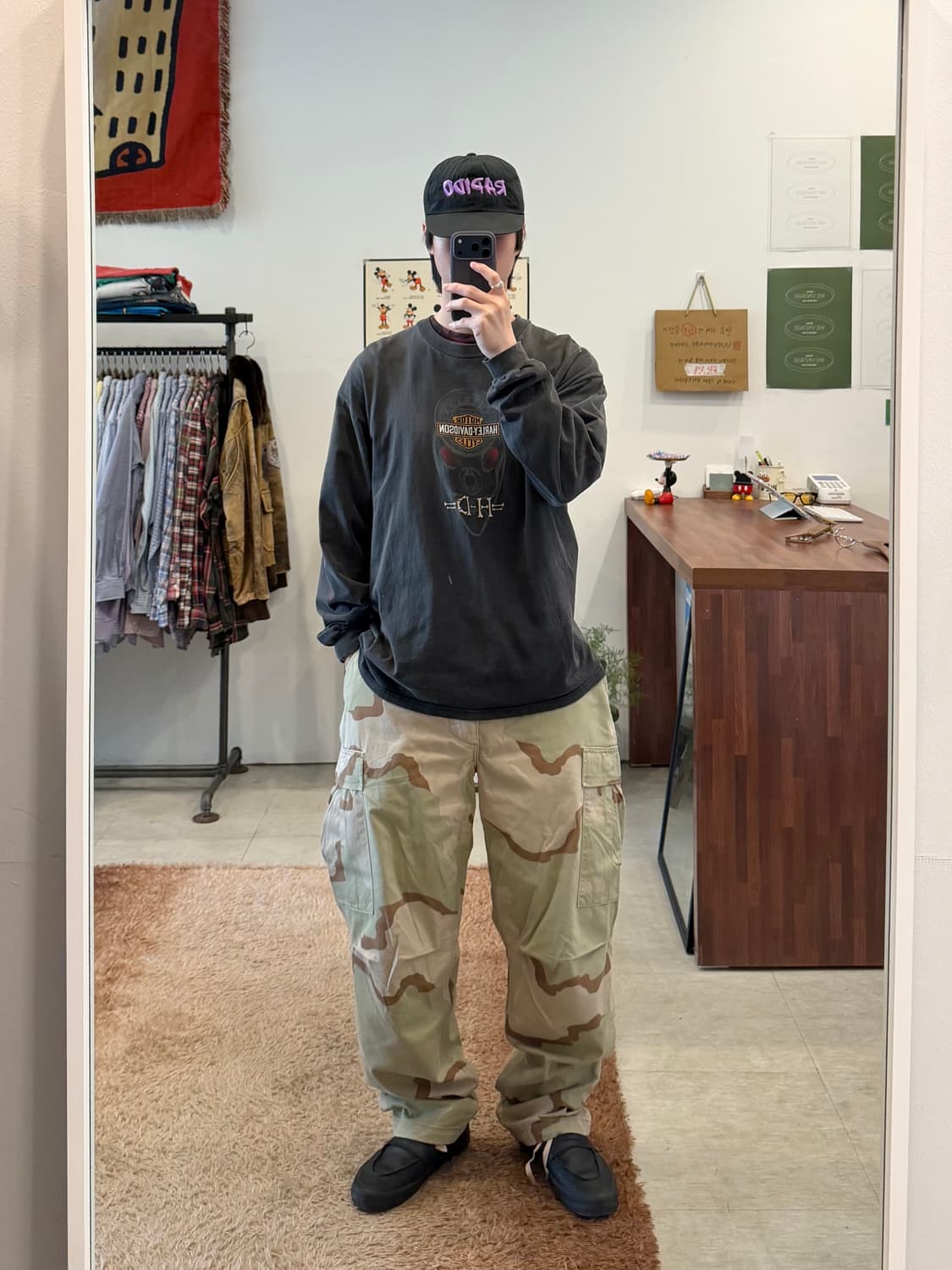 90s Military U.S.Army 미군 데저트 카모 BDU 필드팬츠 상품이미지2