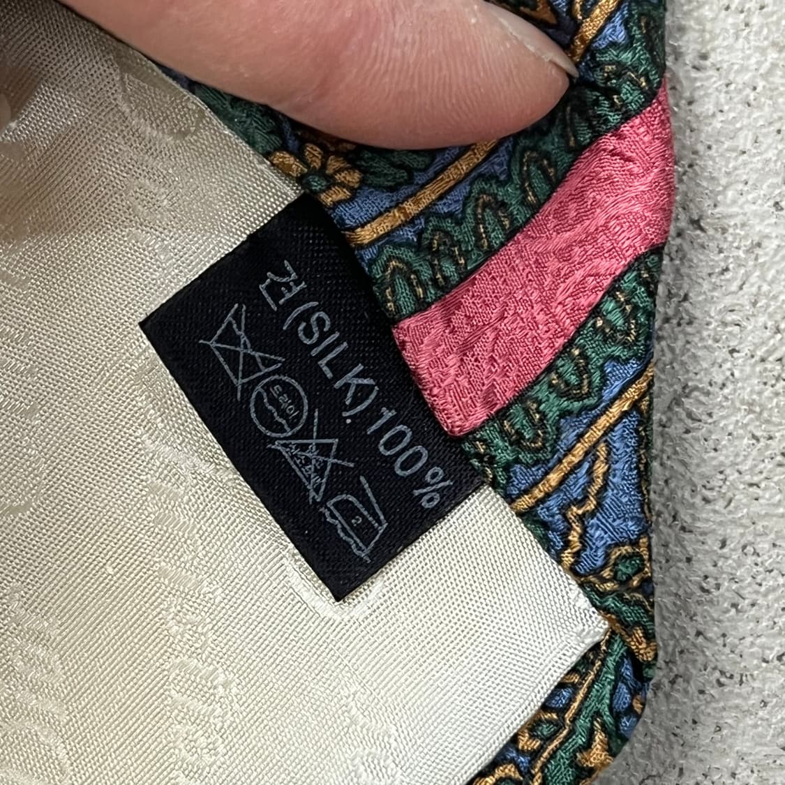 크리스찬디올 패턴 넥타이 s10002 상품이미지5