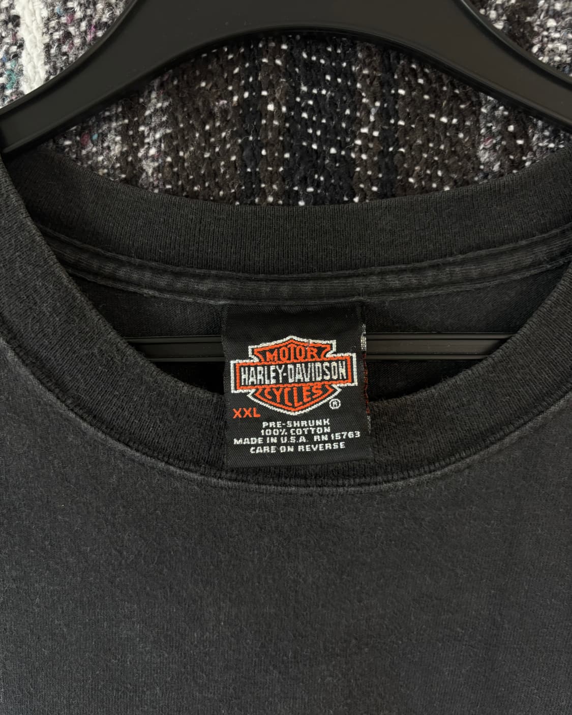 00‘s 할리 데이비슨 V-flame 반팔 티셔츠 상품이미지4
