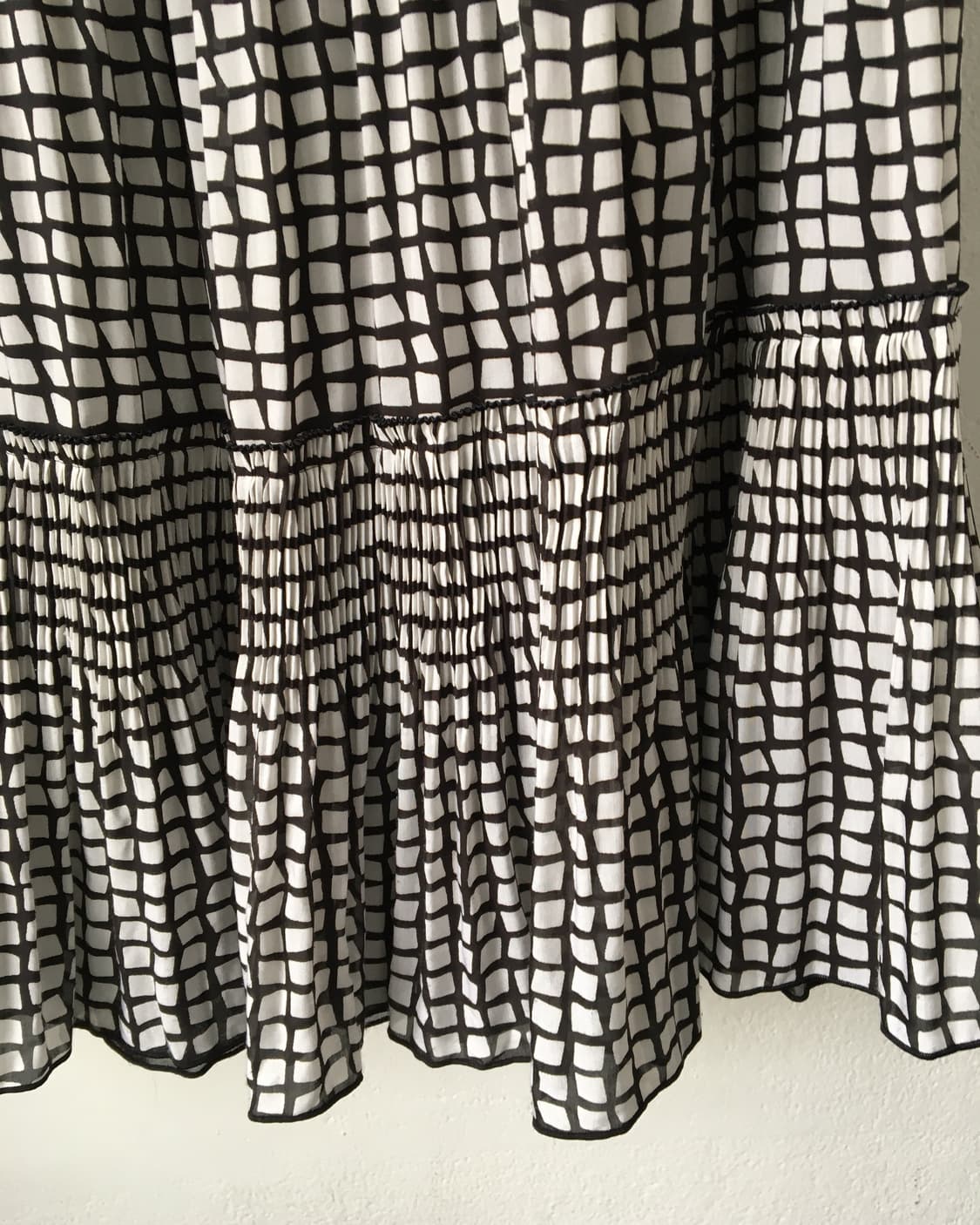 Reversible check pattern skrit 상품이미지2