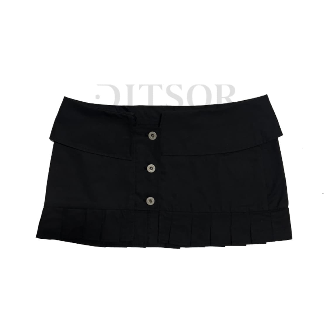 딧소어 Maven Strap Pleats Skirt black 상품이미지1