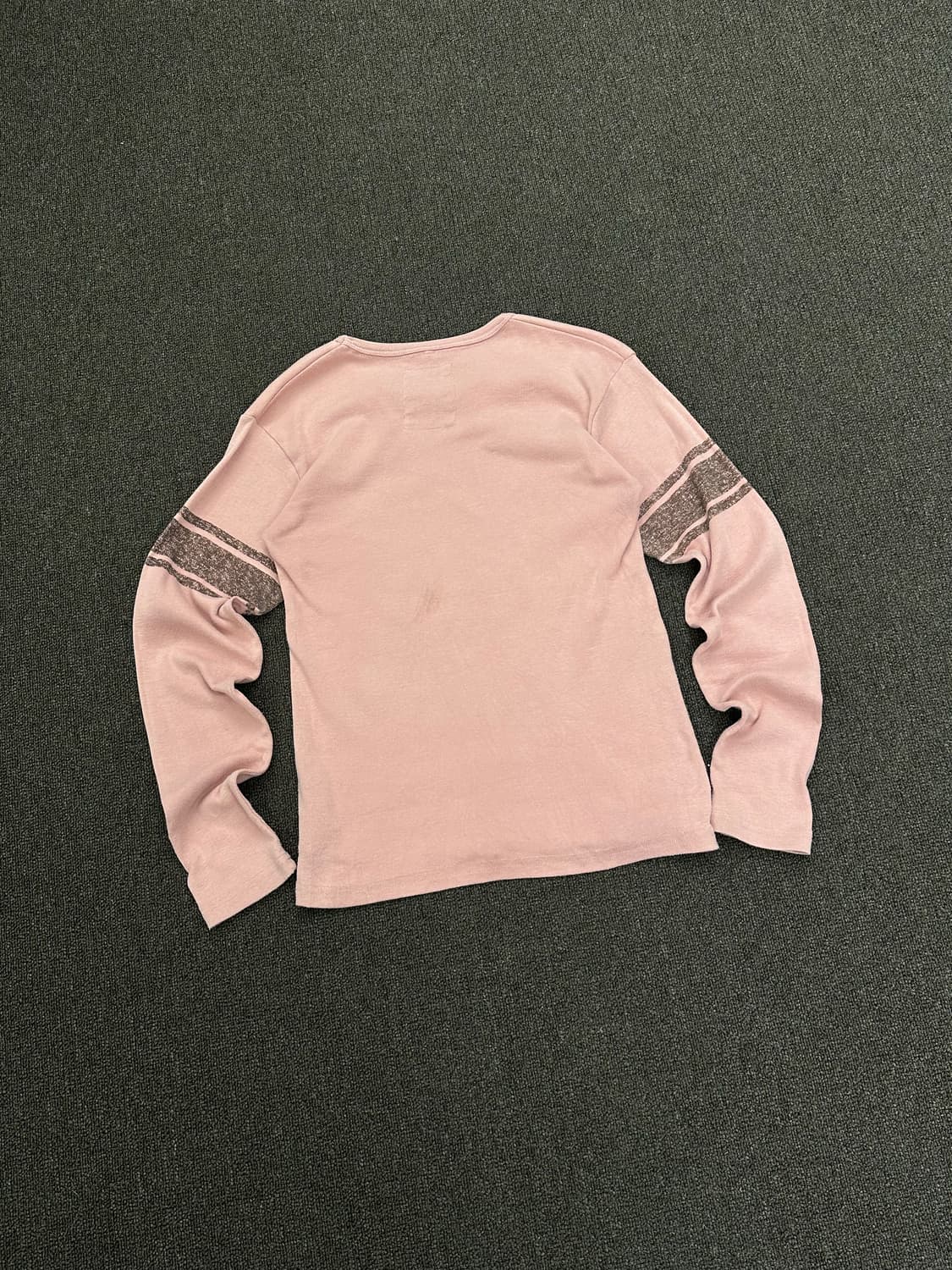 M)Lock heaven 빈티지 여성 핑크 레터링 긴팔 (이염) 상품이미지5