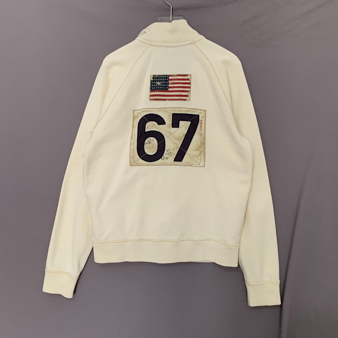 S 폴로 진스 USA 성조기 패치 빈티지 져지 자켓 상품이미지2