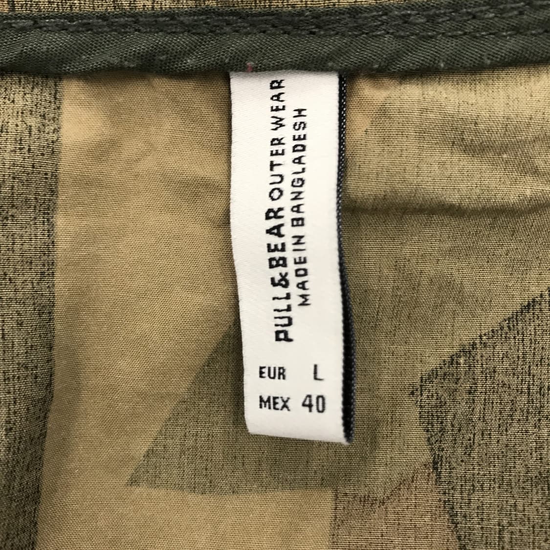 풀앤베어 카모 후드 코튼자켓 [L] 상품이미지4