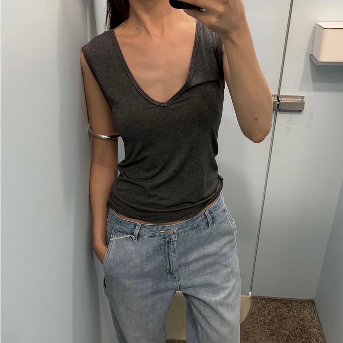 소피 부하이 클래식 서클 뱅글 실버 상품이미지7