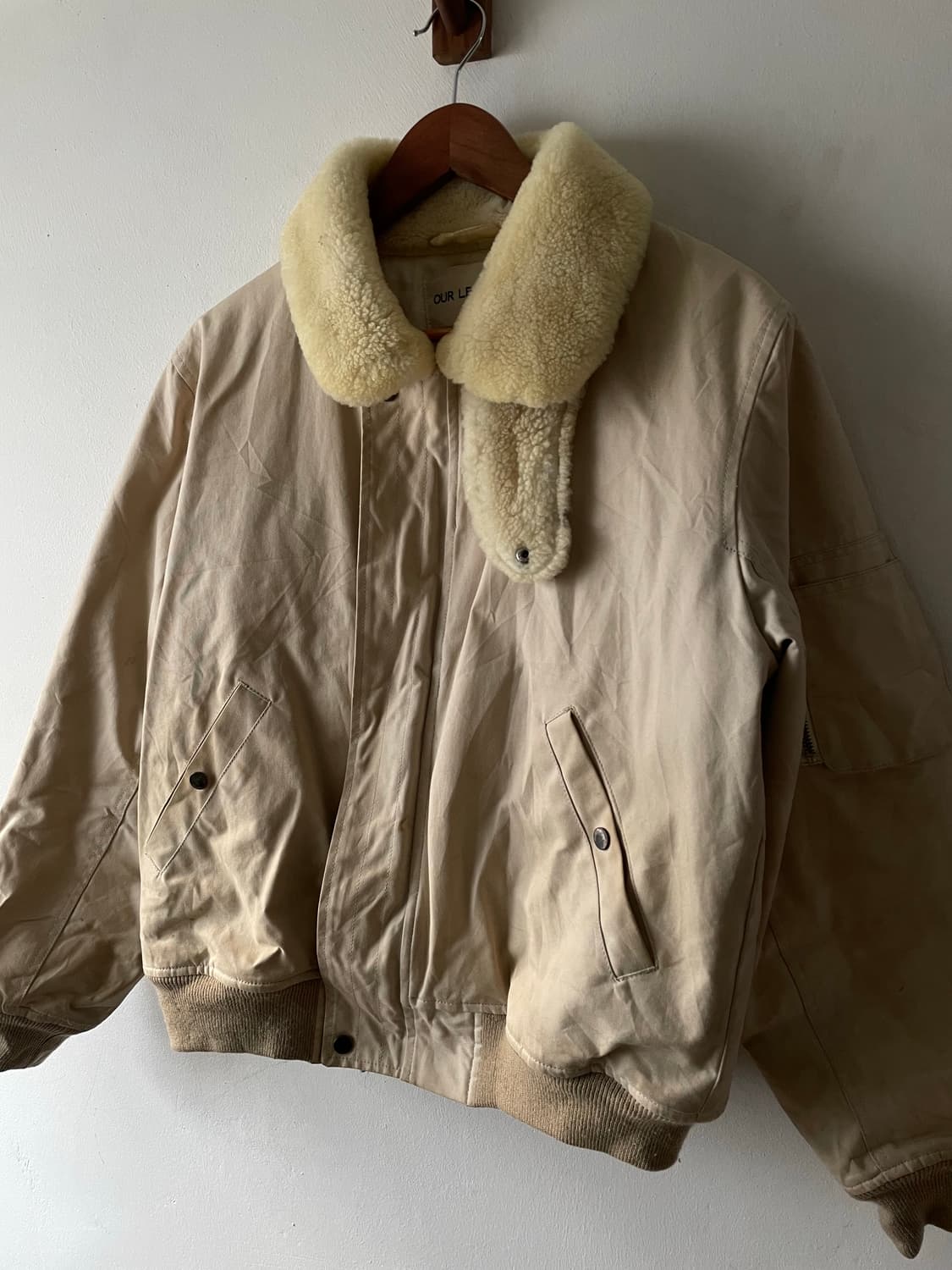 Our Legacy Vintage Shearling Collar 붐버 상품이미지3