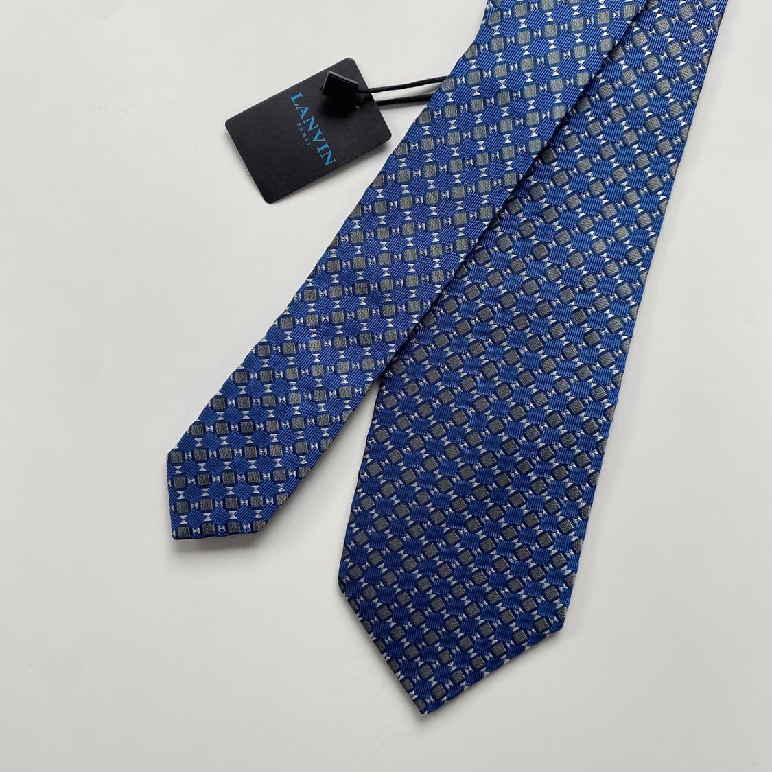 택달린 미사용품 랑방 정품 명품넥타이 (LANVIN) 7.8cm 상품이미지1