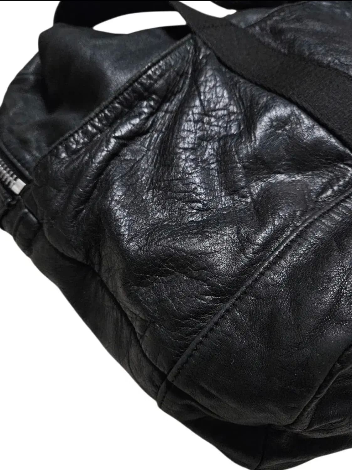 요지 야마모토 소가죽 투웨이 보스톤백 상품이미지9