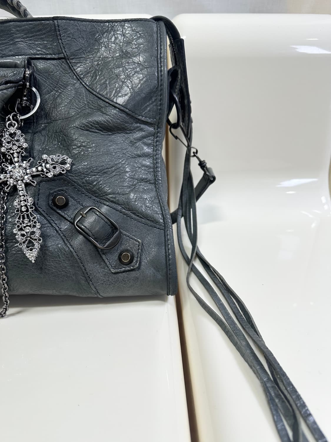 [A 정품] 발렌시아가 시티 모터백 파트타임 상품이미지4