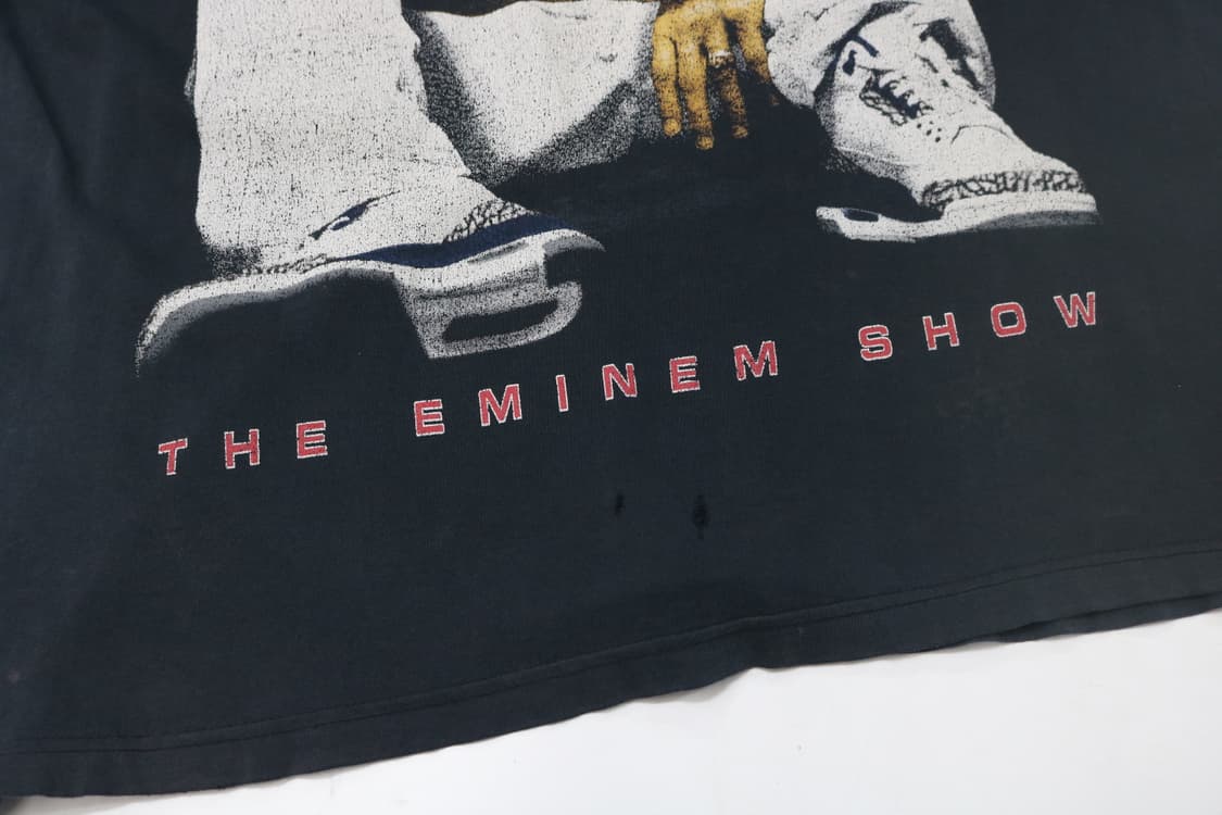 빈티지 00s 에미넴 'The Eminem Show' 랩 티셔츠 (XL) 상품이미지6