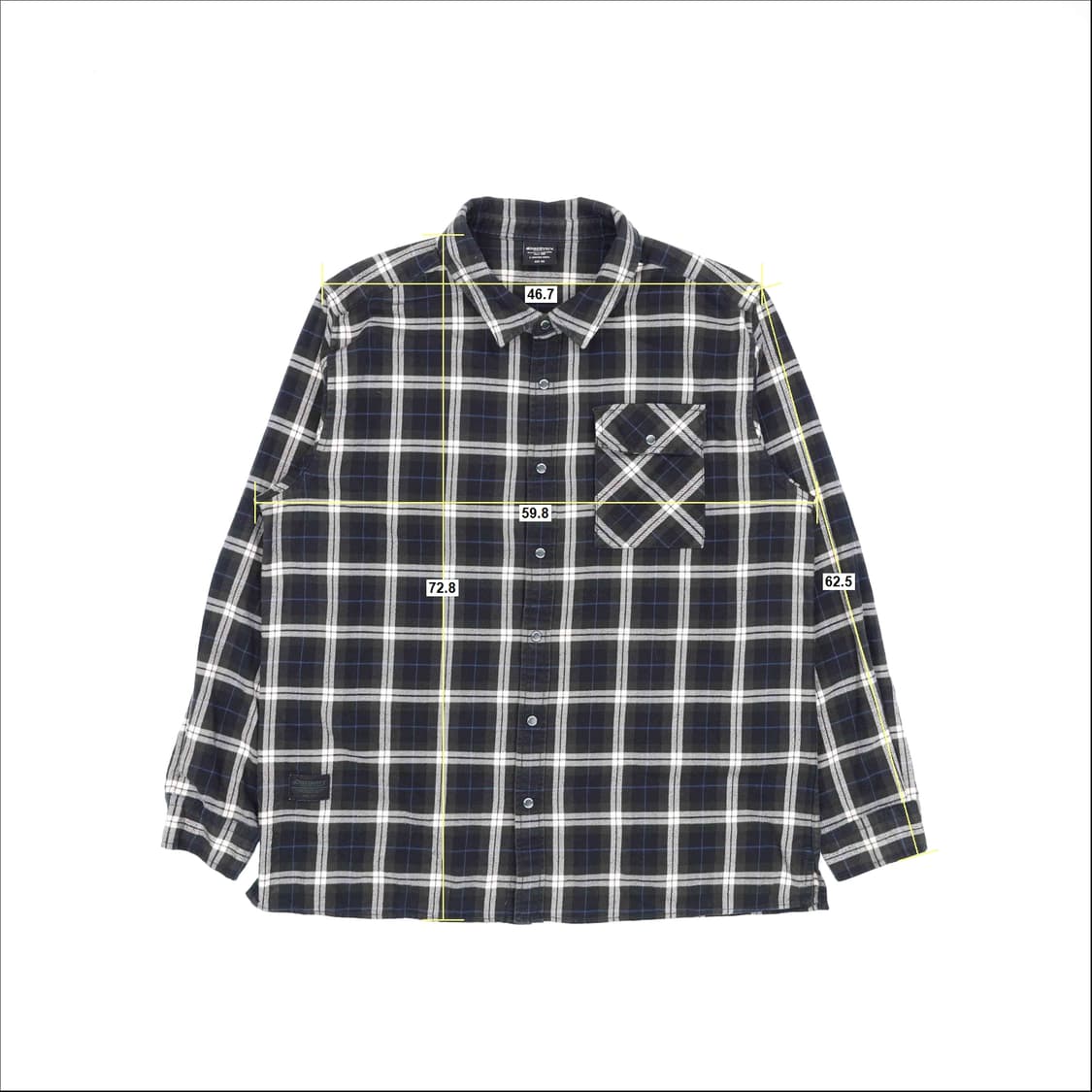 [105] 디스커버리 남성 체크 남방 긴팔 셔츠 N6856 상품이미지7