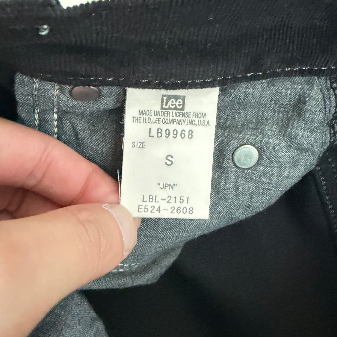 LEE 리 빈티지 코듀로이 미디 스커트 S 상품이미지5