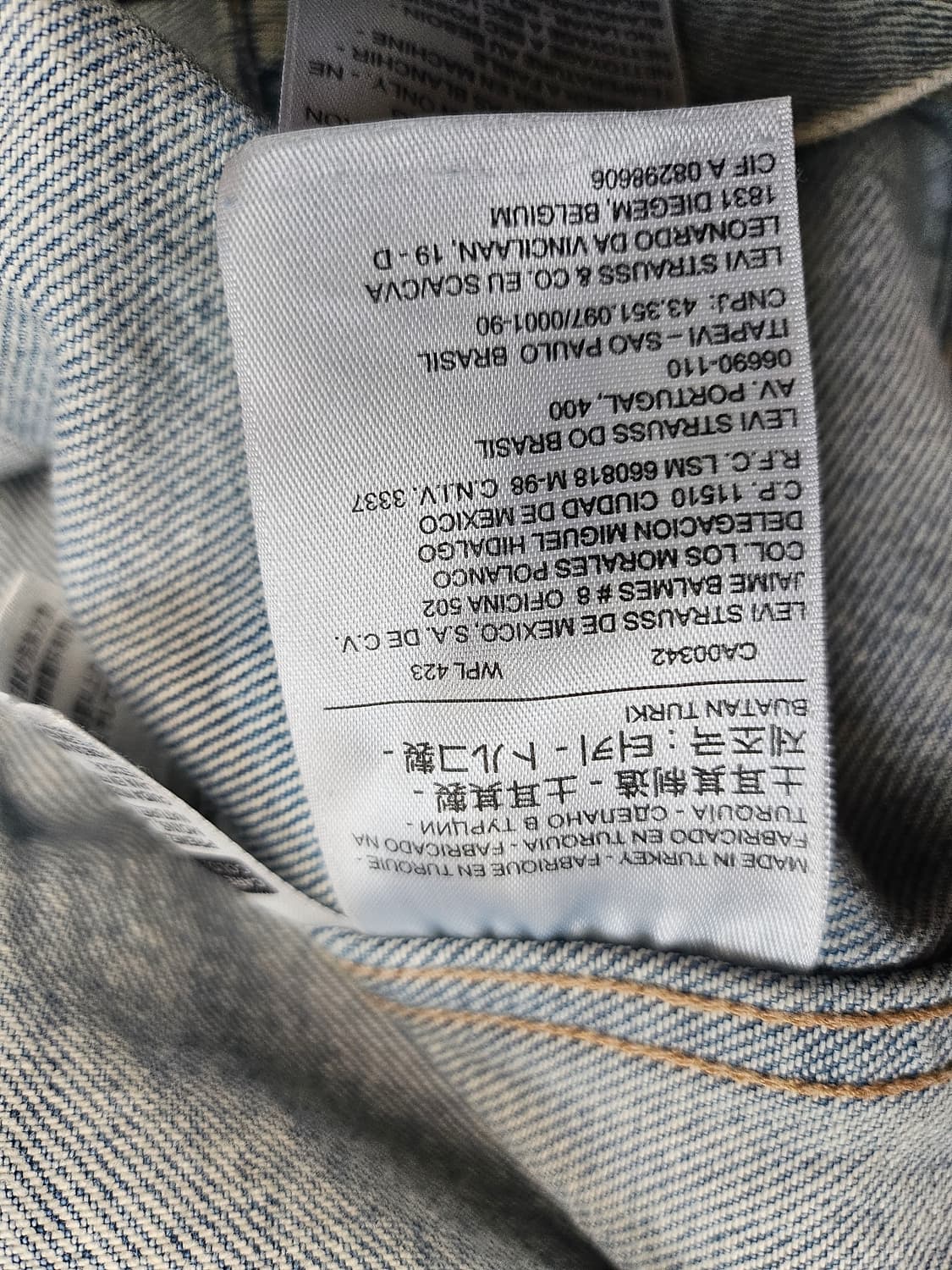 리바이스 여성 트러커 자켓 95 상품이미지7