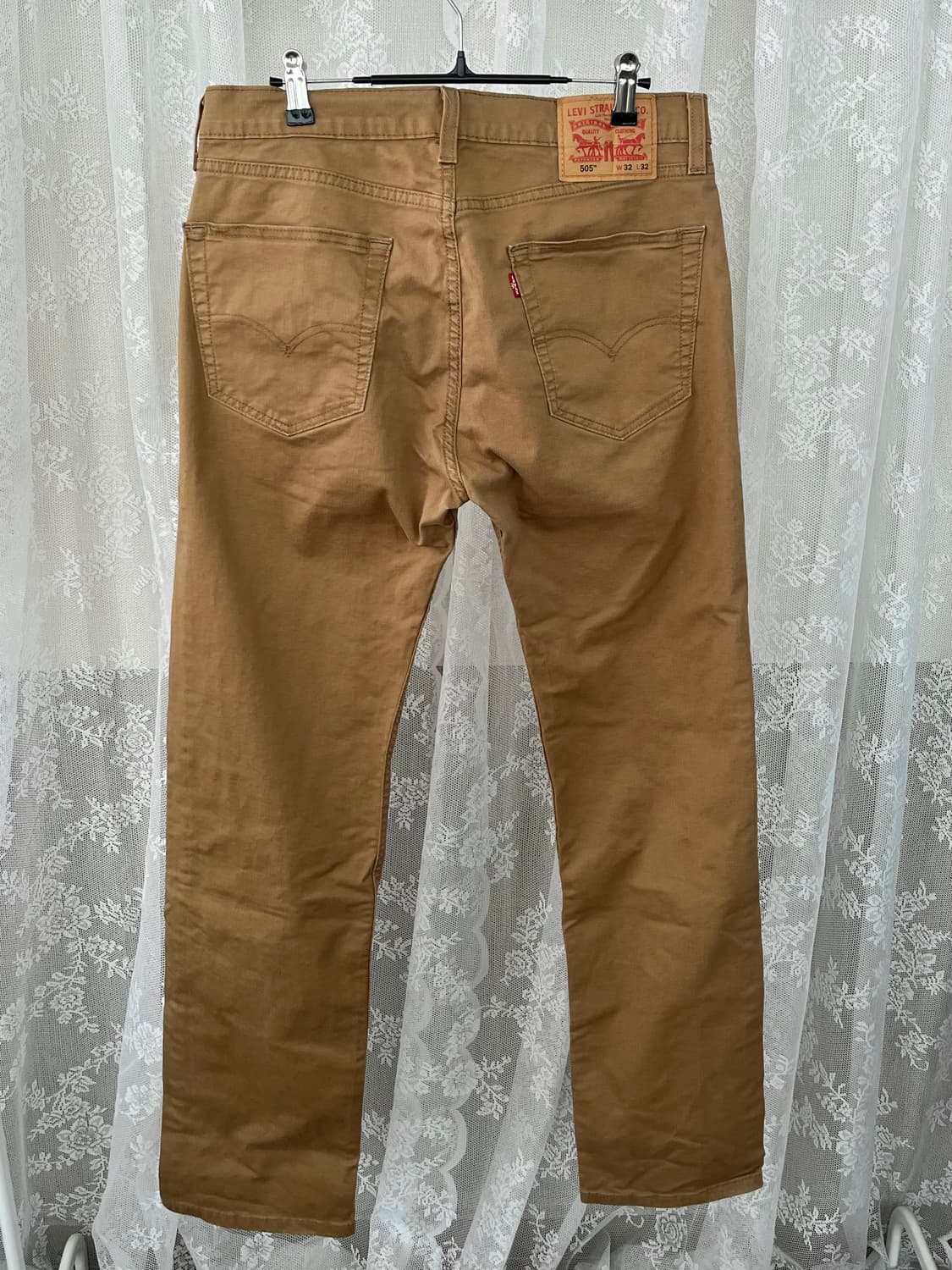 32) 리바이스 505 브라운 코튼 팬츠 상품이미지2