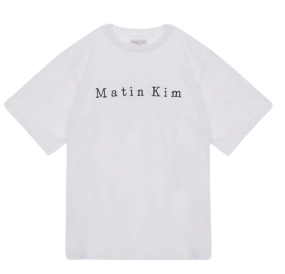 (새상품)마뗑킴 마뗑 자수 로고 탑 상품이미지1