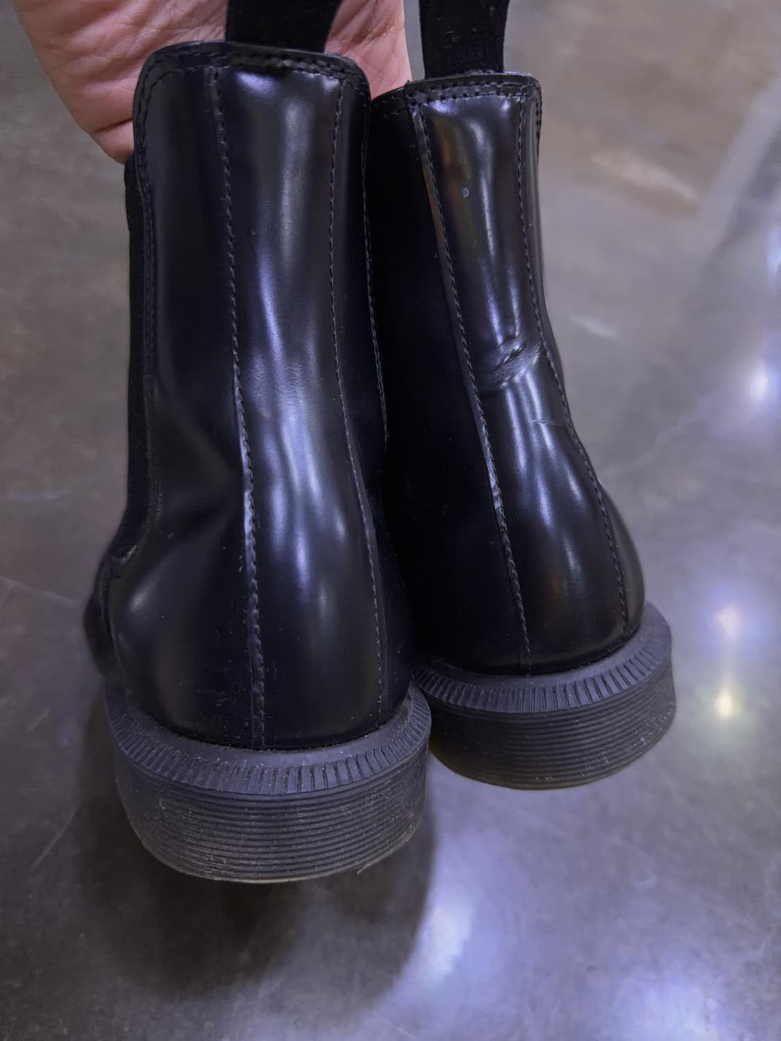 닥터마틴 첼시부츠 플로라 블랙 230 상품이미지6