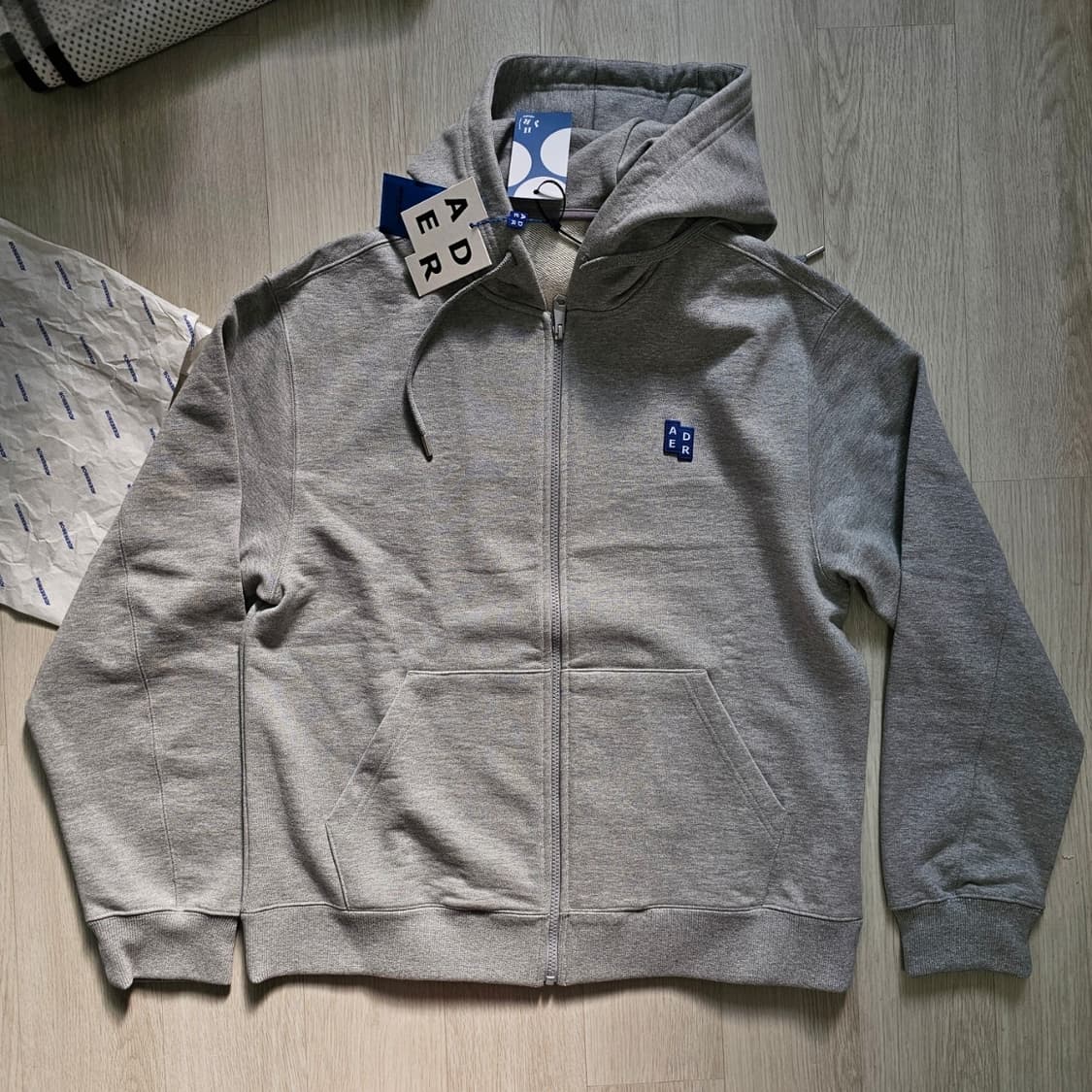 아더에러 후드집업 그레이 xl 상품이미지1