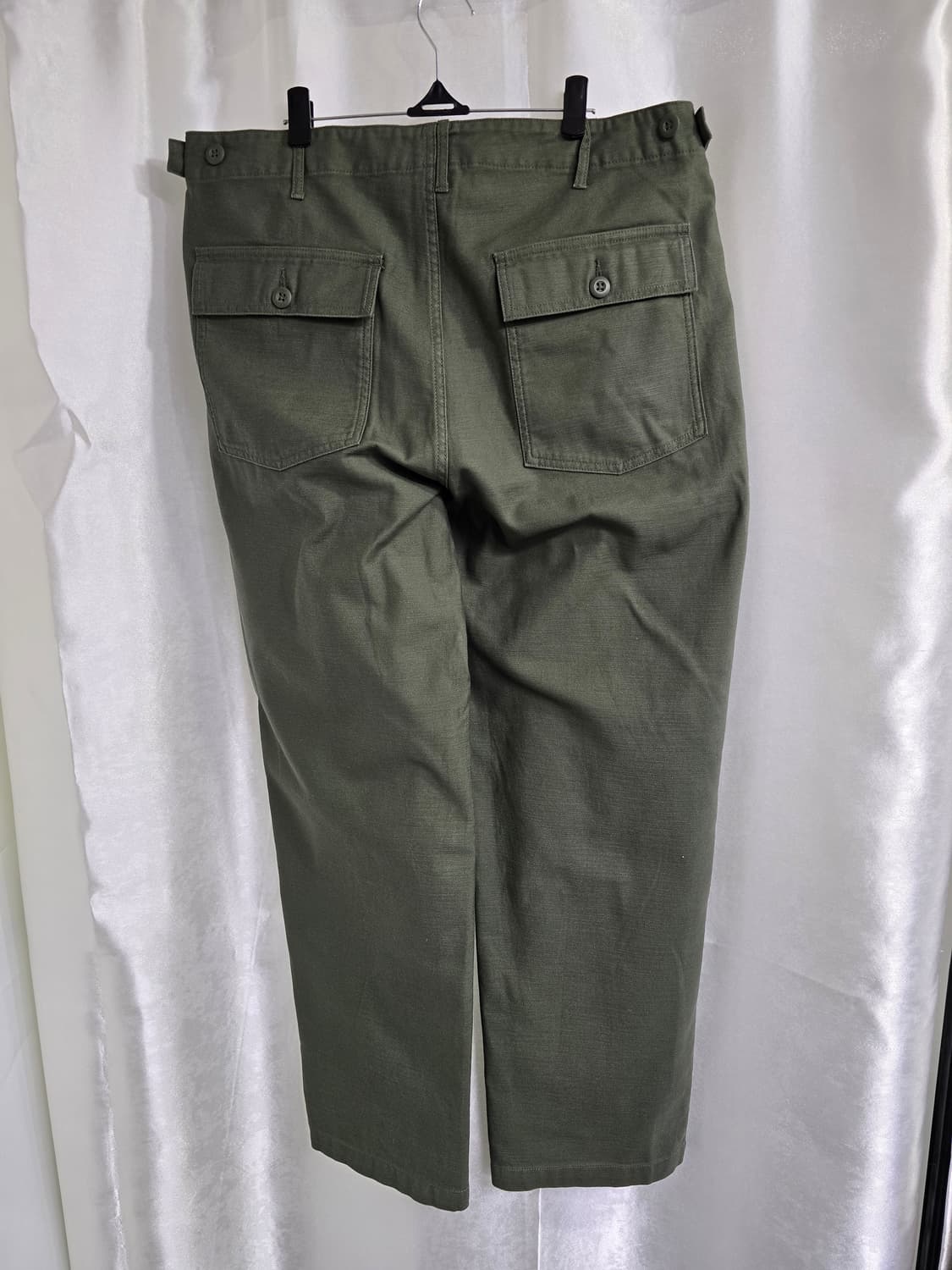 무신사 카키색 면바지 (1627) 상품이미지2