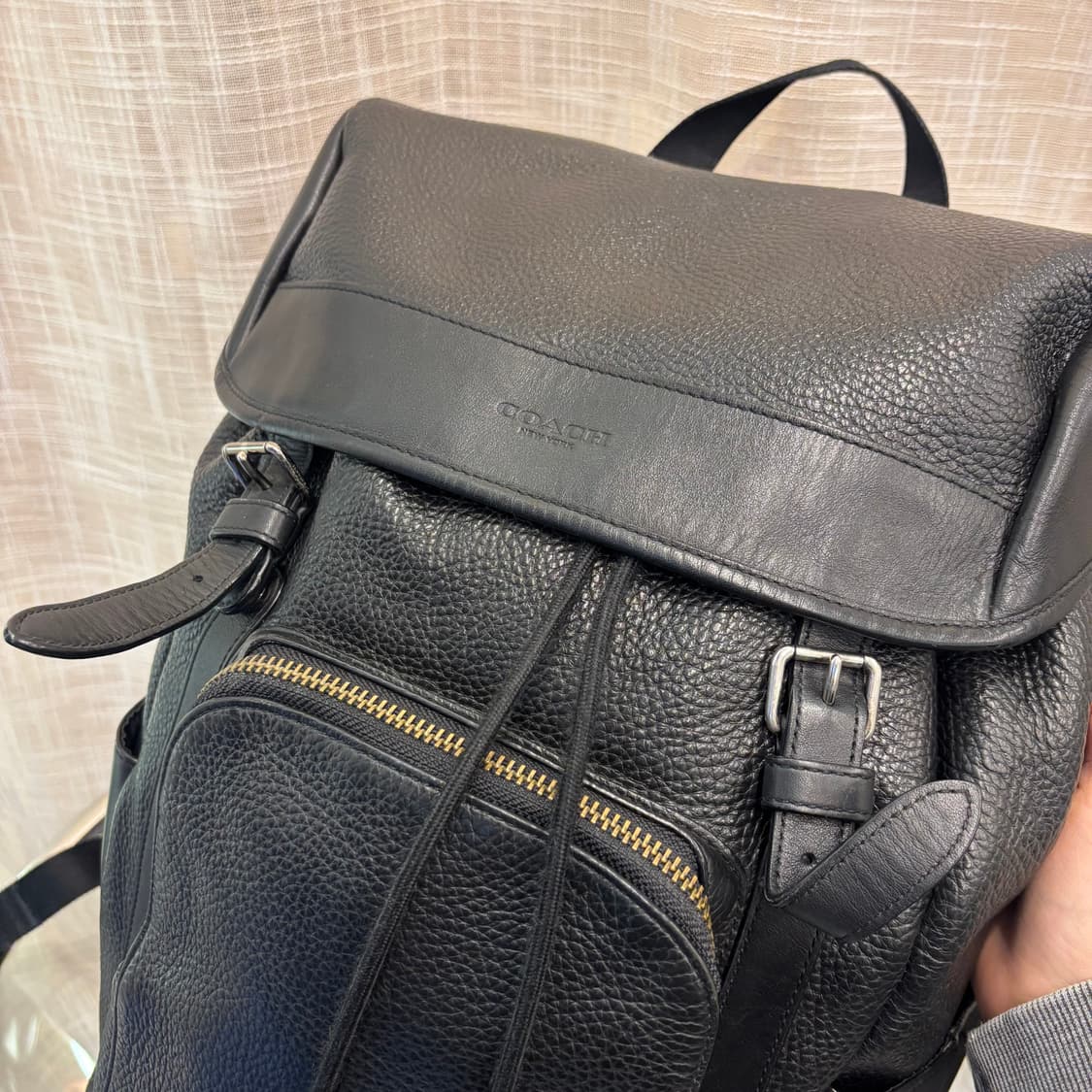 정품 코치 가죽 백팩     상품이미지3