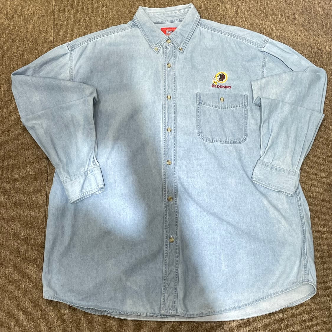 (XL) NFL 빈티지 데님 셔츠 상품이미지1