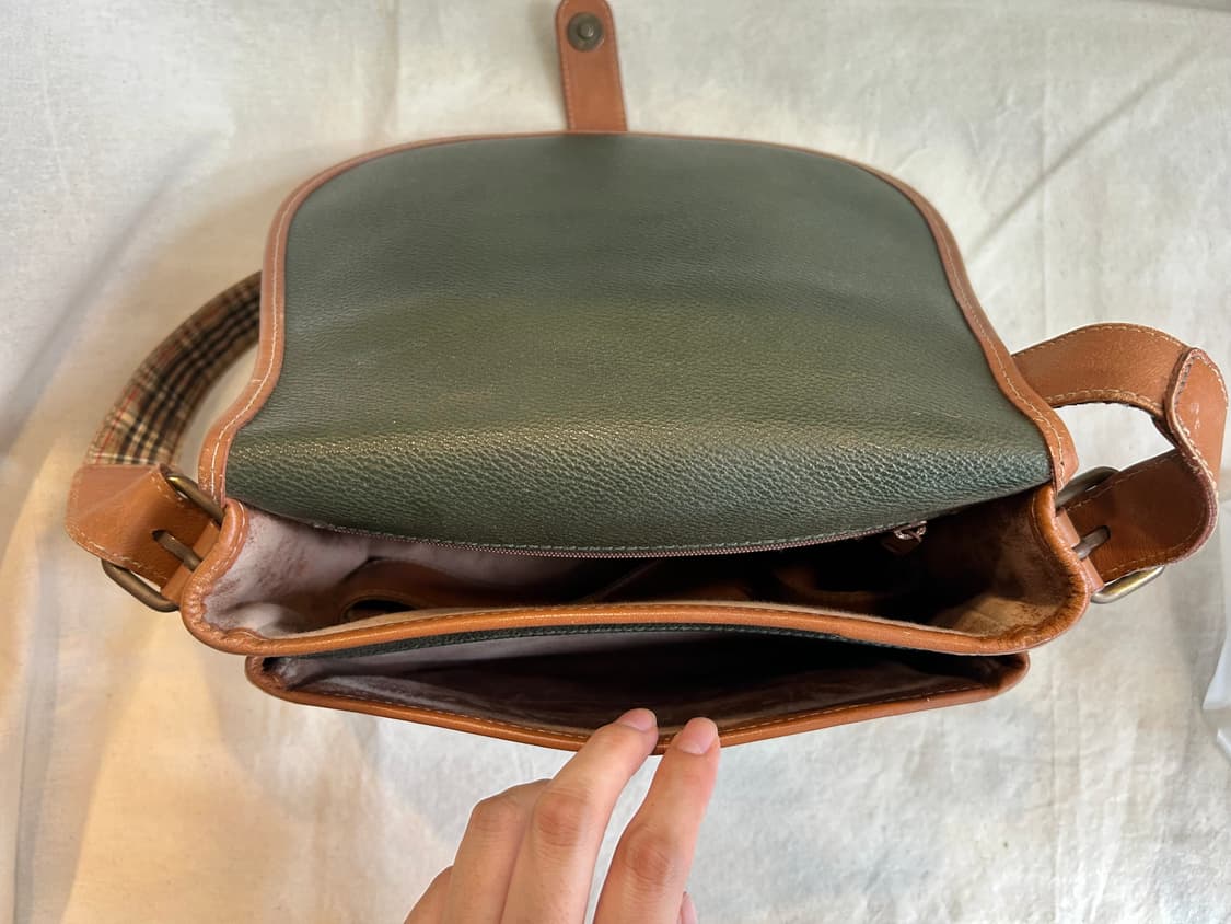Burberry 90s 빈티지 카키 미니백 상품이미지5
