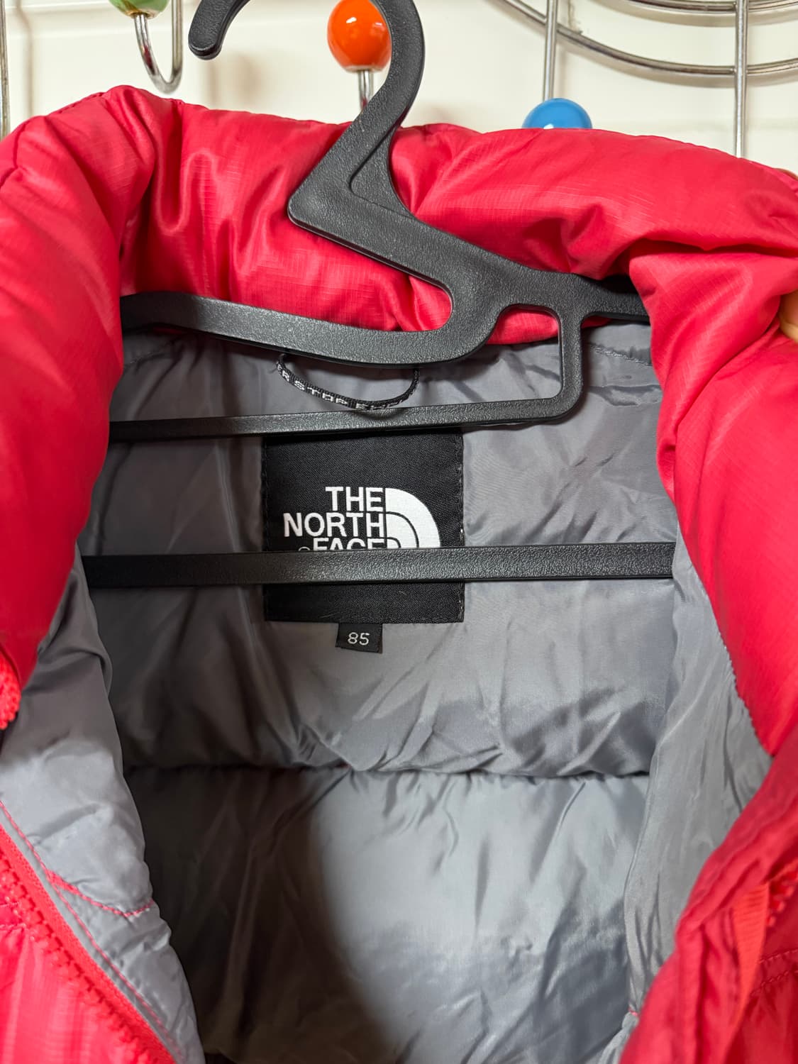 노스페이스 700 패딩 레드 85 상품이미지5