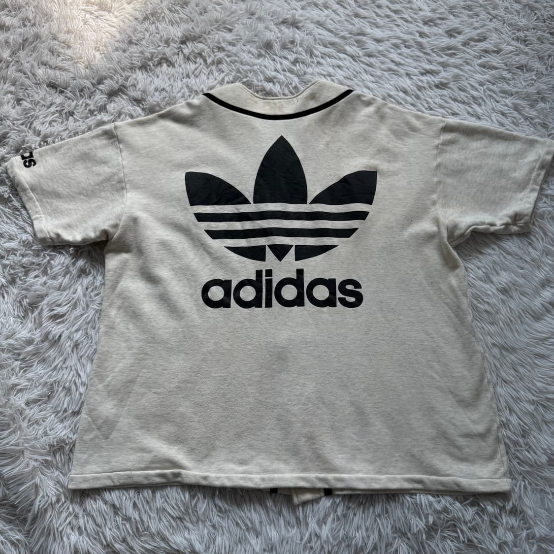 ADIDAS 일본빈티지 야구 유니폼 아디다스 빈티지반팔 XXL 110 상품이미지3