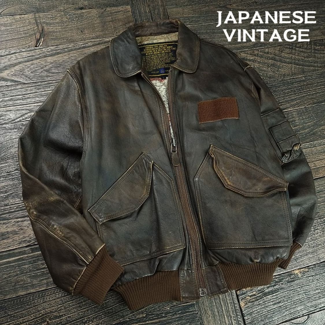[일본빈티지]소가죽 CWU-45P A2 밀리터리 봄버 자켓 M20012 상품이미지1