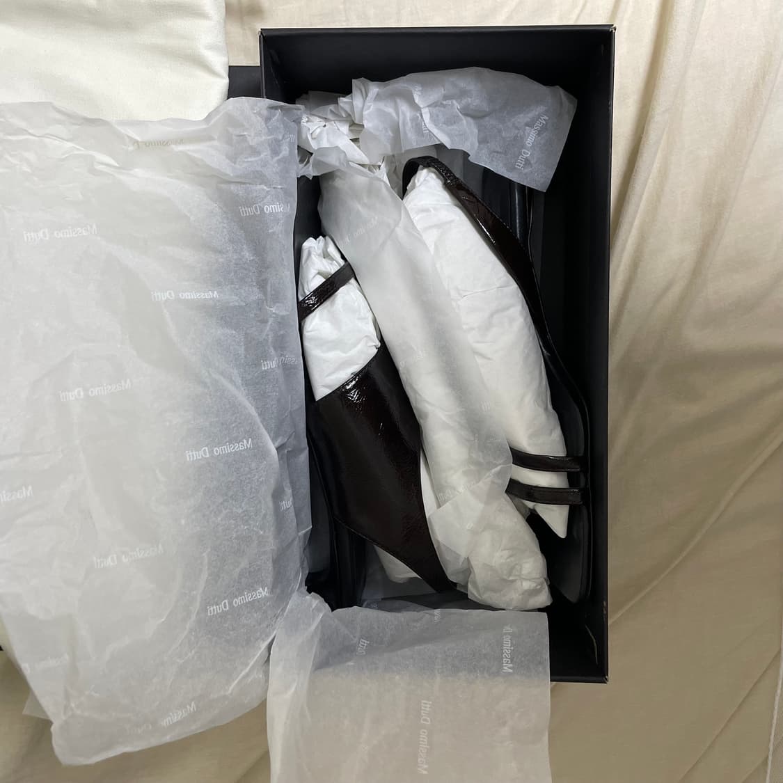 마시모두띠 힐샌들 245 ASYMMETRIC HEELED SANDALS 상품이미지6