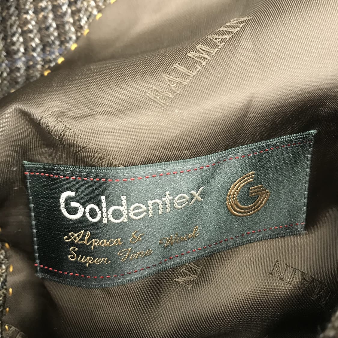 발망 BALMAIN 골든텍스 알파카 울체크자켓 [105] 상품이미지4