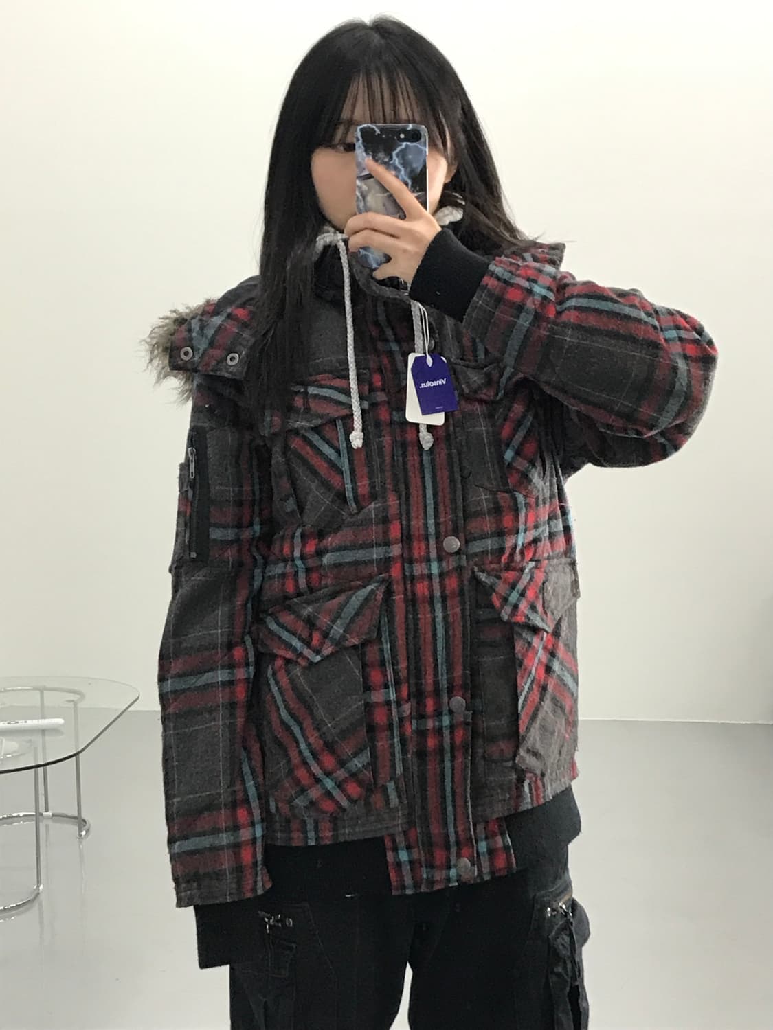 Japanese amp manydope fur jacket 상품이미지2