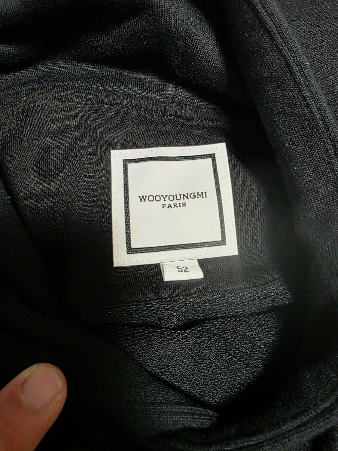 우영미 백로고 후드 25FW (52사이즈) 상품이미지5