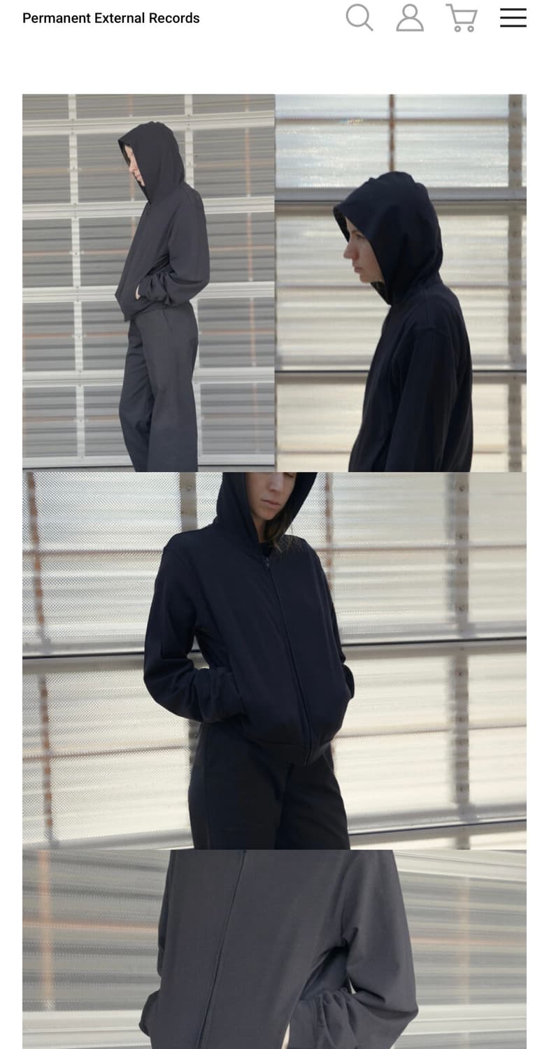 Mudule 머듈 라운지 후드집업 블랙 1 size 상품이미지1