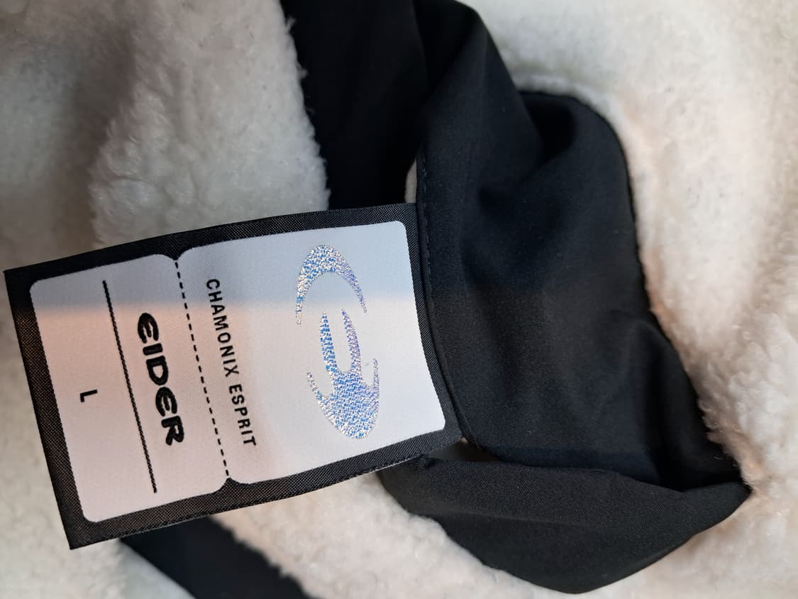 아이더 블랙 양면 패딩 점퍼 L(거의새것) 상품이미지4