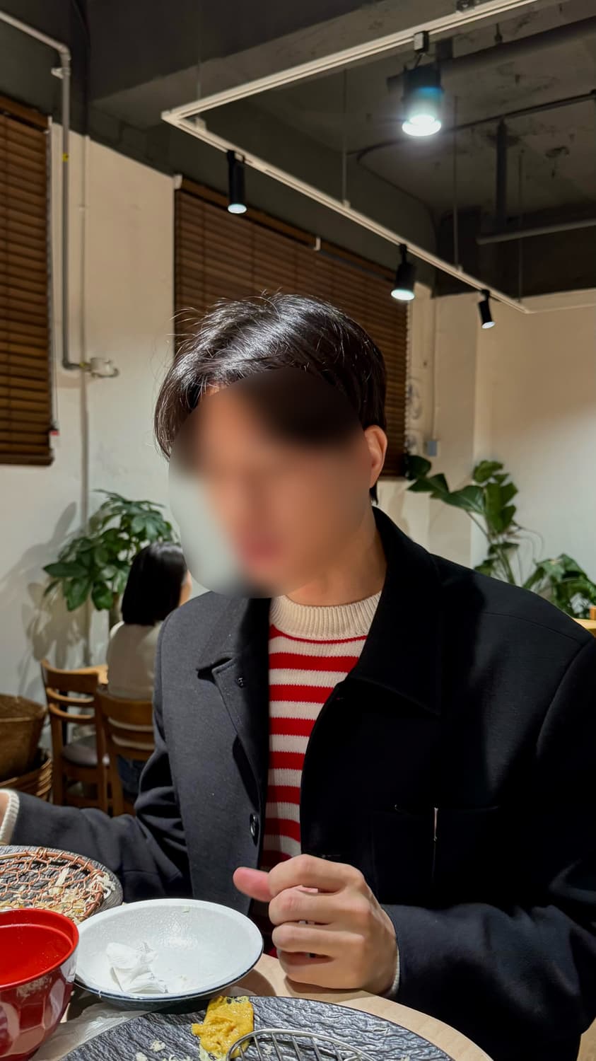 아크네스튜디오 레드 스트라티프 니트 L 상품이미지2