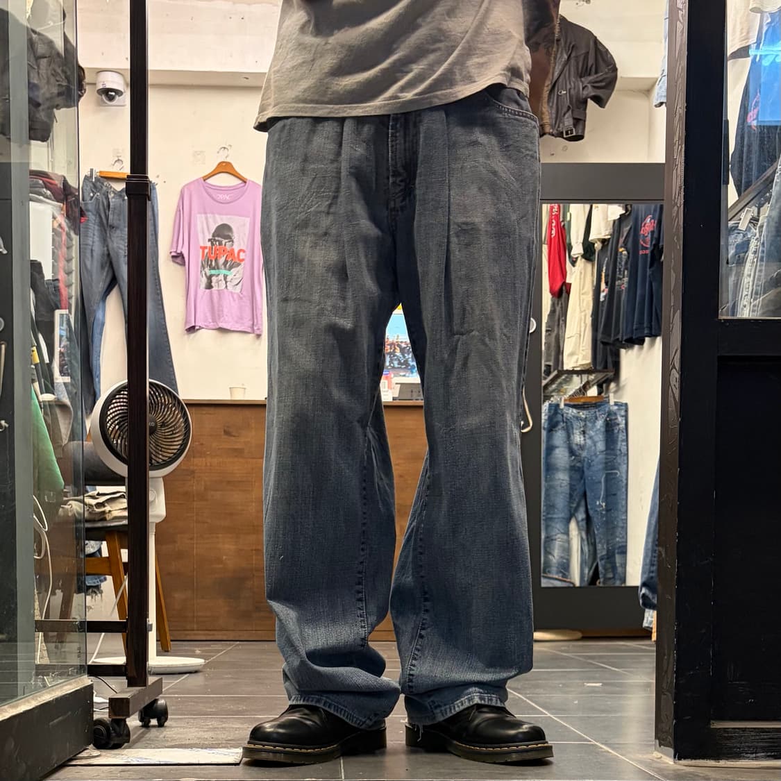 Versace 데님 워시드 힙합팬츠 상품이미지1