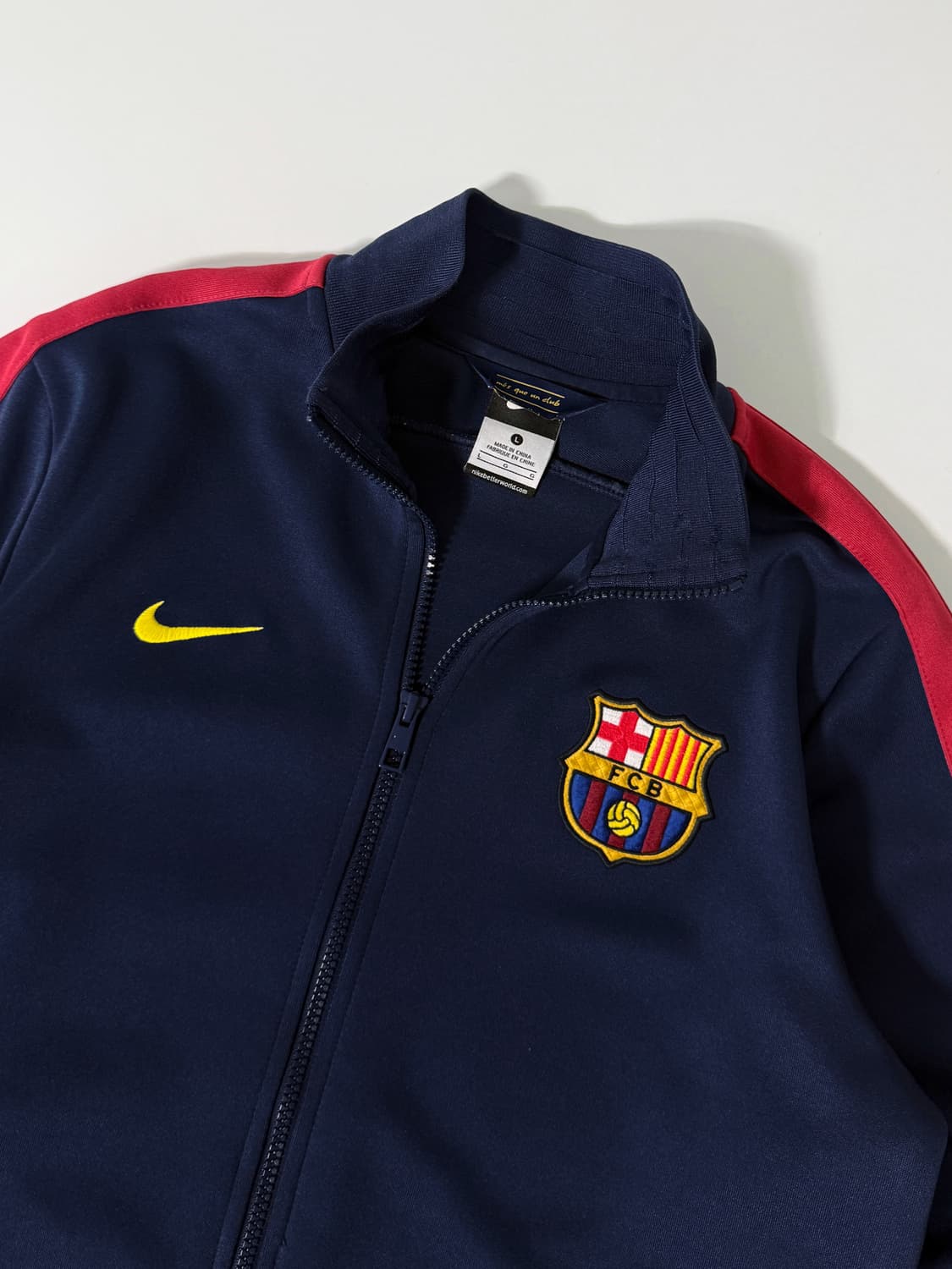 나이키 루즈핏 바르셀로나 14-15 남빨 배색 트랙 져지 상품이미지3