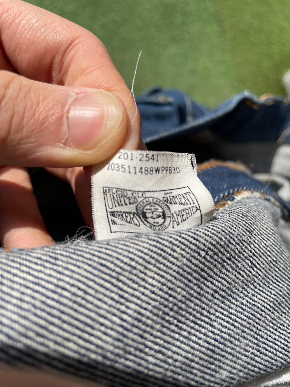 [38x32] 90s USA Lee 리 라이더스 진청 데님 팬츠  상품이미지5