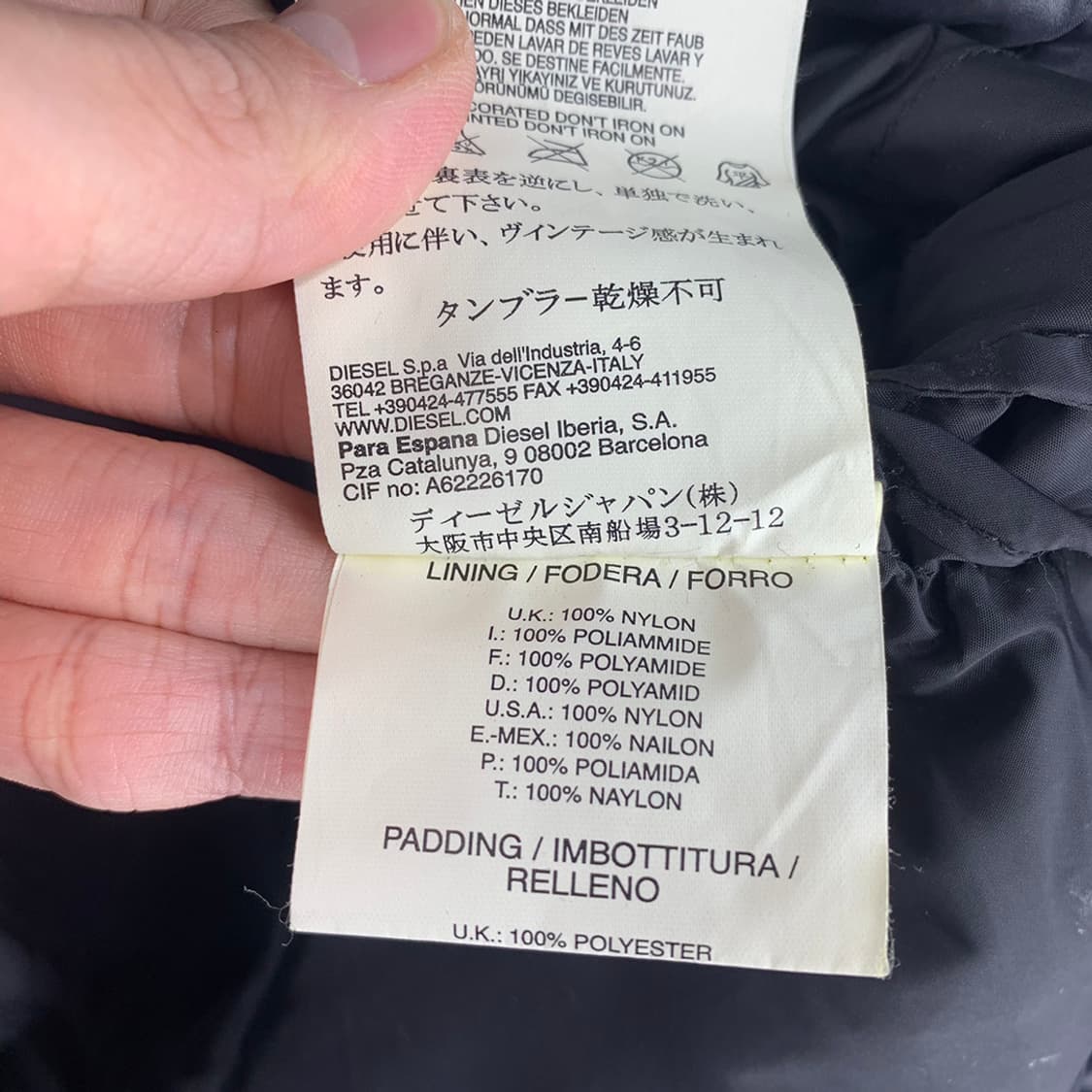 디젤 패치 로고 라이더 푸퍼 패딩 상품이미지7