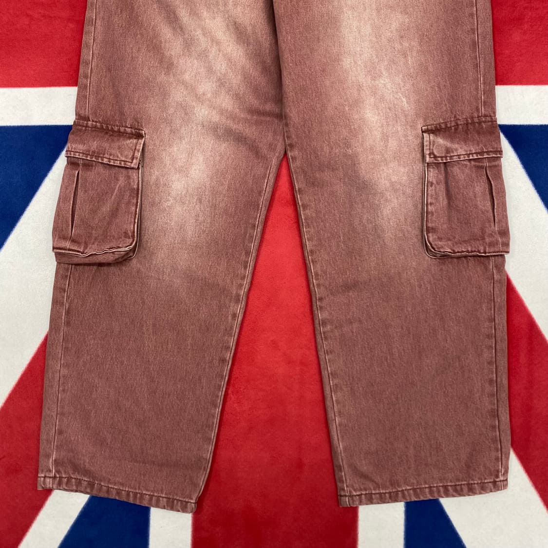  엑스톤즈 와이드 데님 카고팬츠 M 실측 L  상품이미지3