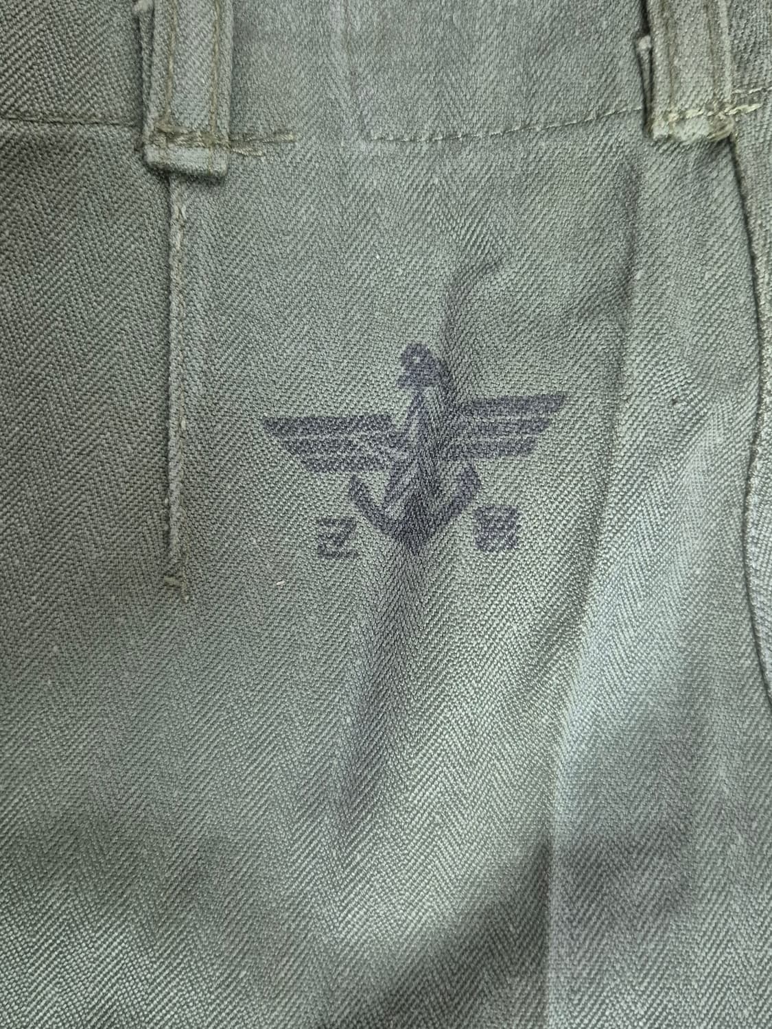 국군 구형 80s 민무늬 전투복 바지 팬츠 하의 (XS) 상품이미지7