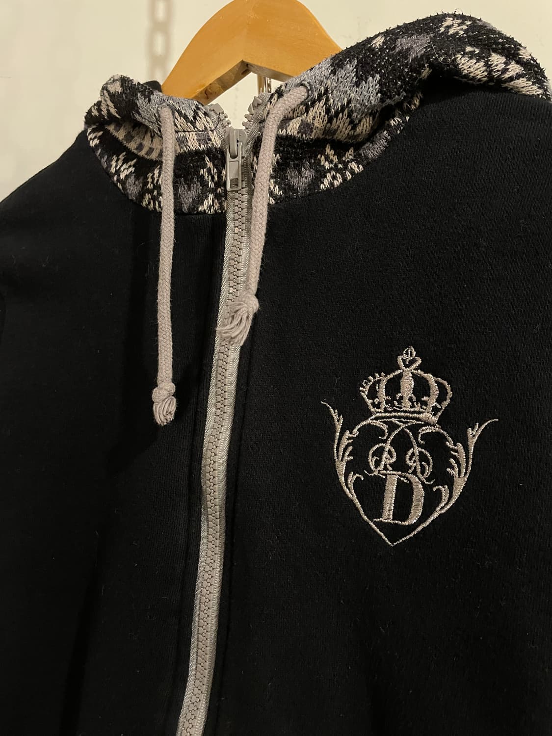 liz lisa doll 리즈리사돌 자수 니트 포켓 눈결정 후드집업 상품이미지3