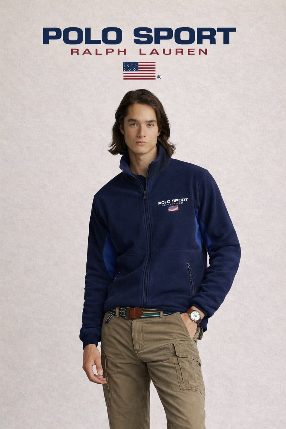 90s 폴로 스포츠 플리스L 상품이미지1