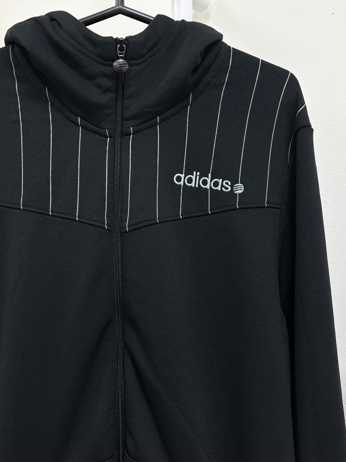 빈티지 아디다스 블랙 후드집업 상품이미지6