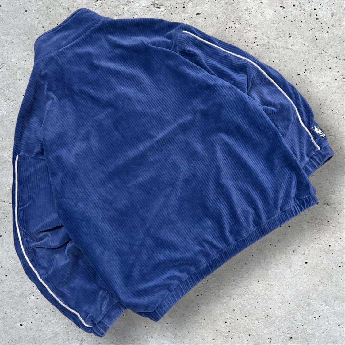 [XL] NBA 엔비에이 뉴욕 닉스 코듀로이 블루종 자켓 C341 상품이미지2