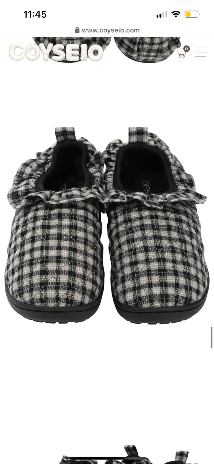 코이세이오 스부 체크 패딩 슈즈 풀구성 (슈케이스 포함) 상품이미지6