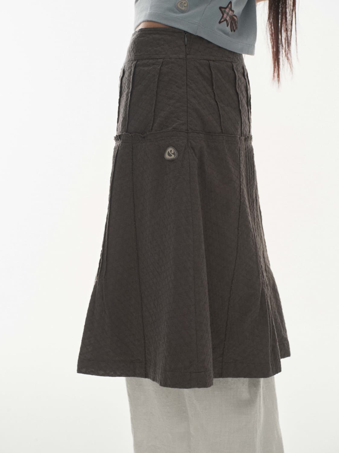 Coyseio FLOWER PINTUCK SKIRT 상품이미지2