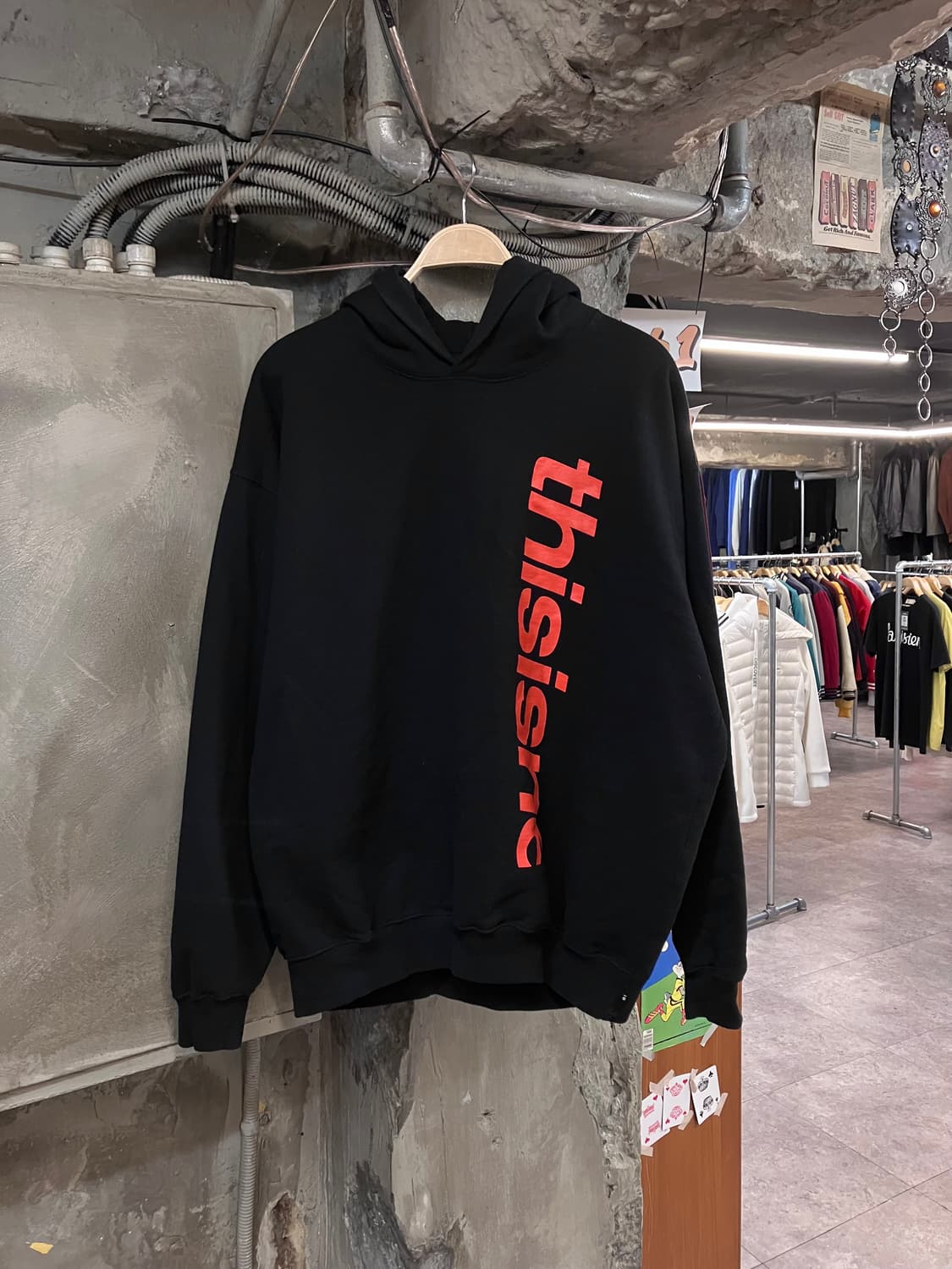 디스이즈네버댓 후드티 블랙 XL  #csz3623 상품이미지1