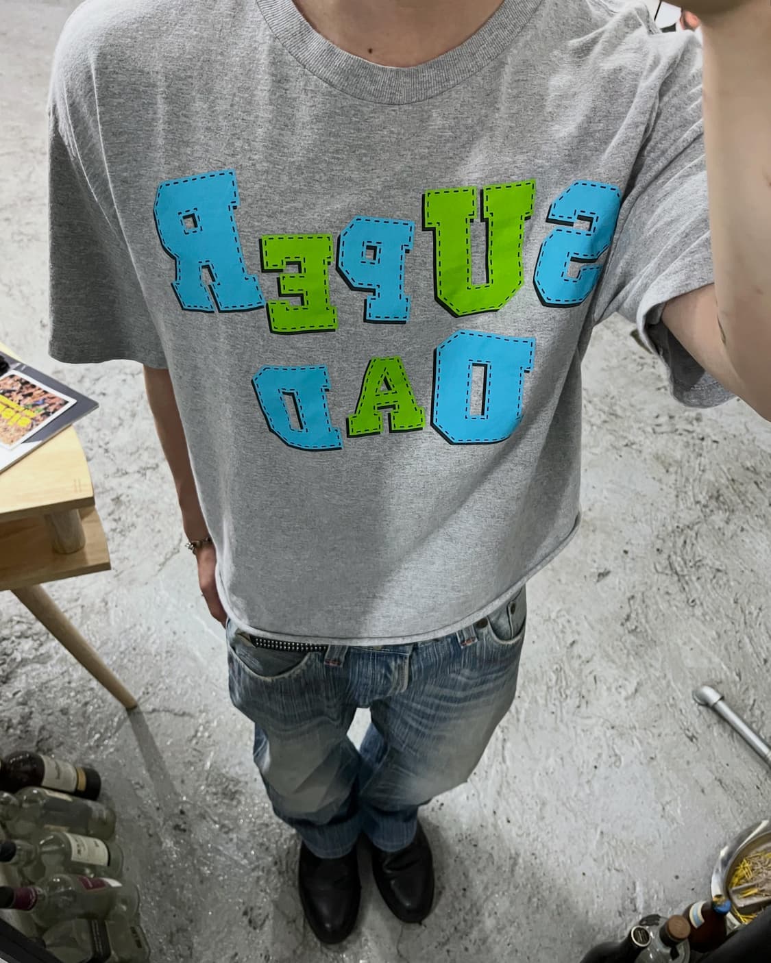 Super Dad cutting tee 상품이미지1
